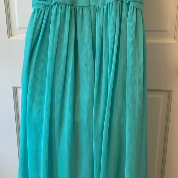 Strapless sea foam maxi dress - Picture 3 of 4